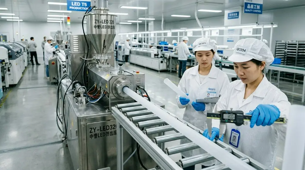 Esmaklassiline LED-torukorpuste tehas Hiinas: uuendused 2026. aasta globaalsete standardite ja 3D-kohandamise jaoks
