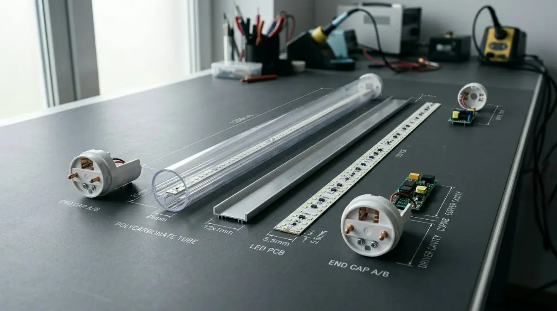 LED T8 plasttoru korpuse ülim 2026. aasta juhend: navigeerimine USA UL/ETL standardite ja ökopolükarbonaadi uuenduste kohta